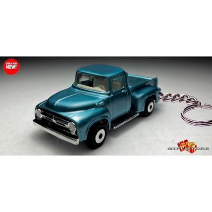 RARE KEYCHAIN BLUE FORD F F100 CUSTOM Ltd Ed. GREAT GIFT or DESK DISPLAY
