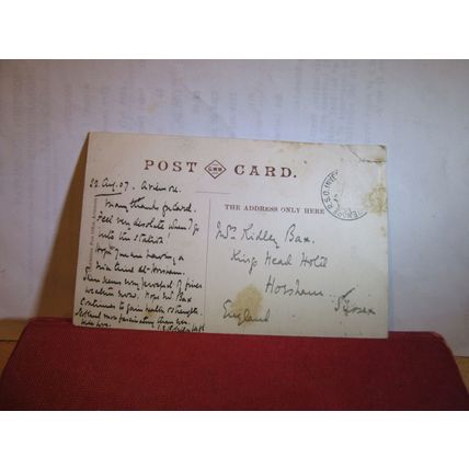ALVEY CHURCH & MANSE , INVERNESS-SHIRE used antique postcard dated 1907 Alvie =