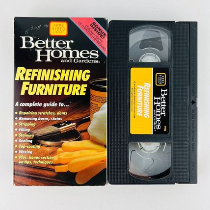 Refinishing Furniture VHS Video Tape ~ Better Homes and Gardens