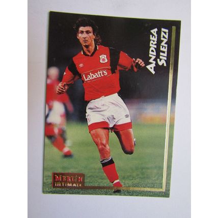 168. Adrea Silenzi - Notts Forest - Merlin Ultimate P. L 1995/96 Card (ef1)