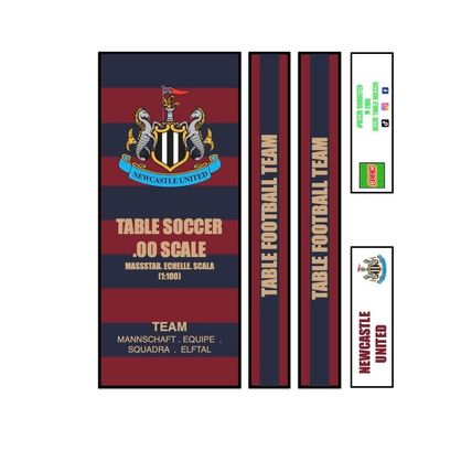 Table Football Subbuteo Box Label Newcastle United (ENG) 2018 away