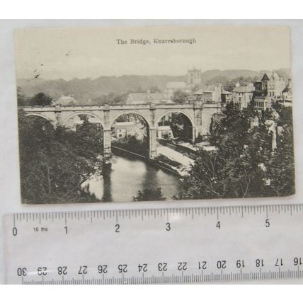 1905 postcard The Bridge, Knaresborough