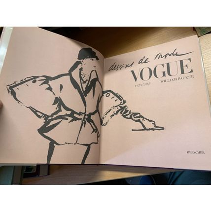 1983 1ST EDITION DESSINS DE MODE VOGUE 1923-1983 HEAVY 2kg FRENCH HB BOOK (P10)