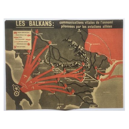 Original WW2 American Air Drop Propaganda Leaflet. - Code USF.109. - 1944.