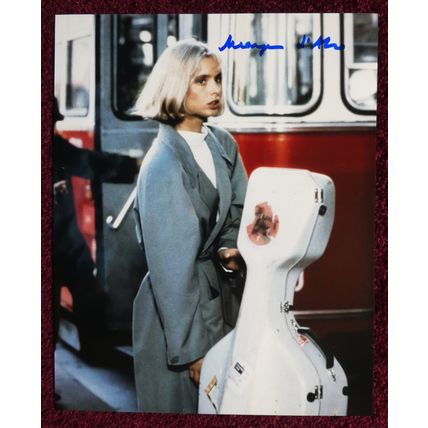 LIVING DAYLIGHTS, The: original signed colour photo*** Maryam d'Abo***