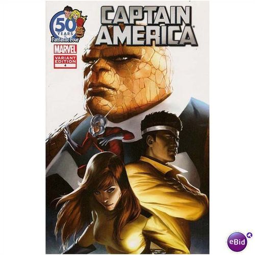 Captain America (2011) #4 (50 Years of Fantastic Four Variant) Marvel