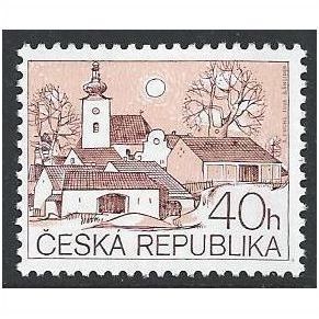 Mi 71 y: 40 h. Definitive Stamp: Villages.