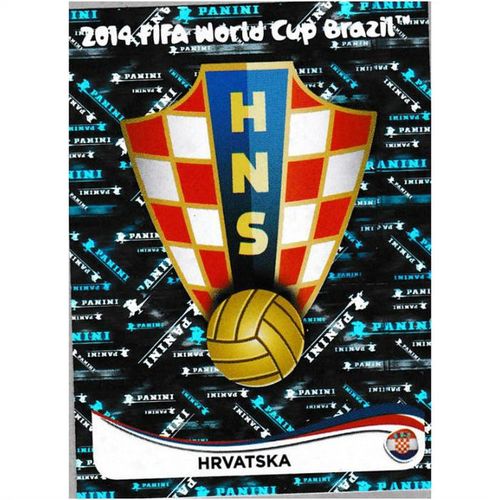 2014 Panini World Cup Soccer Stickers - #51 - Hrvatska Logo
