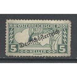 Austria.N335 5h Green on Yellow (Mercury).Mounted Mint.Dec14
