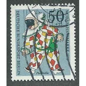 BERLIN -1970 50pf +25 'HUMANITARIAN RELEIF FUNDS' FINE USED (EBID44-741)