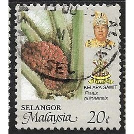 SELANGOR 1986/1995 SG 181 - #2 fine used (o)
