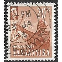 TANGANYIKA 1961/1964 SG 111 - #2 fine used (o)