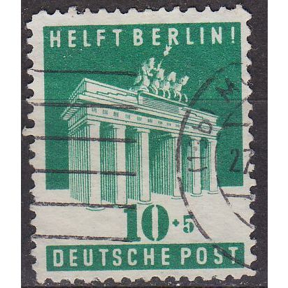 GERMANY Alliiert AmBri [1948] MiNr 0101 A ( O/used )