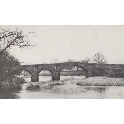 Eden Bridge Cumberland Cumbria Vintage Real Photo Postcard