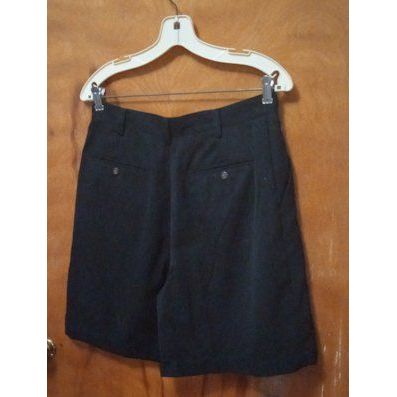 LizSport Black Polyester/Rayon Ladies Shorts, Size 12