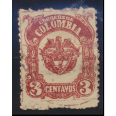 Colombia Stamp Scott #358, Used