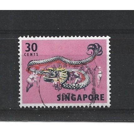 Singapore.SG109 30c Dragon Dance.Fine Used.Jun25