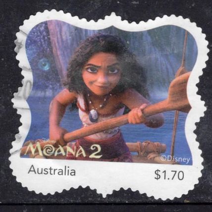 2025: DISNEY, MOANA 2, PART 2, $1.70 USED SELF-ADHESIVE MYSTAMP. 011