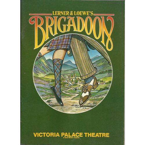 BRIGADOON Jacinta Mulcahy, Lesley Mackie 1988 Victoria Palace Theatre Programme