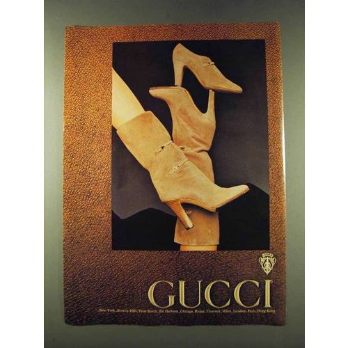 1979 Gucci Boots & Shoes Ad
