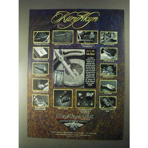 1998 KuryAkyn Motorcycle Parts Ad