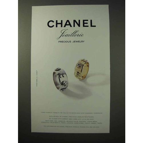 1998 Chanel Jewelry Ad - Three Symbols Ring