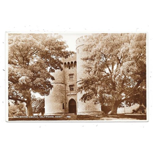 SUPER REAL PHOTOGRAPHIC POSTCARD OF SALTWOOD CASTLE SALTWOOD KENT (2116)