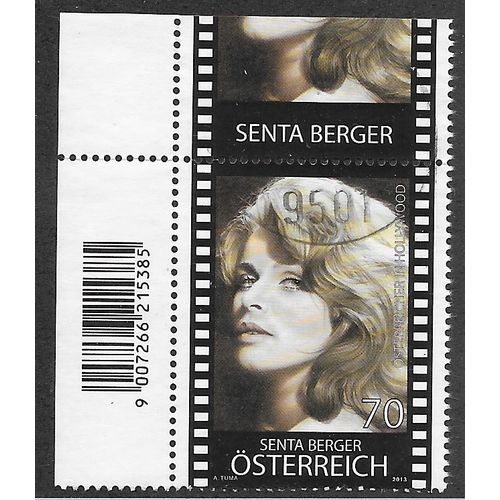 AUT 2013 70c 'SENTA BERGER ( ACTRESS)' FINE USED (EBID56-323)