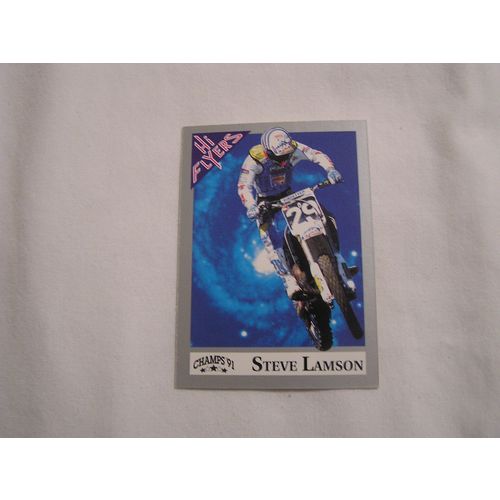 Steve Lamson 1991 Champs Hi Flyers Motocross NO. 102