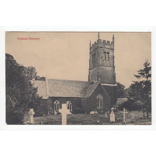 The Church Coates Postcard Gloucestershire Cecily Series