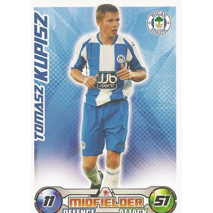 Topps Match Attax 2008/09 Cards: Wigan Athletic - Midfielder, Kupisz