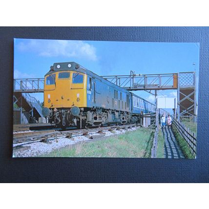Dawlish Warren No.25 Class 25 25052 Postcard