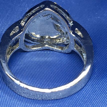 Ring Heart Shaped Fun Fashion Rhinestone #290 USA Seller