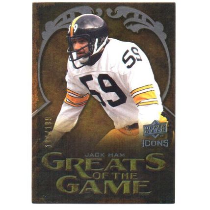 ICONS JACK HAM GREATS OF THE GAME #/199 FOIL