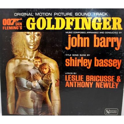 1965 GOLDFINGER Soundtrack 007 JOHN BARRY James Bond OST LP Vinyl Record (P7)