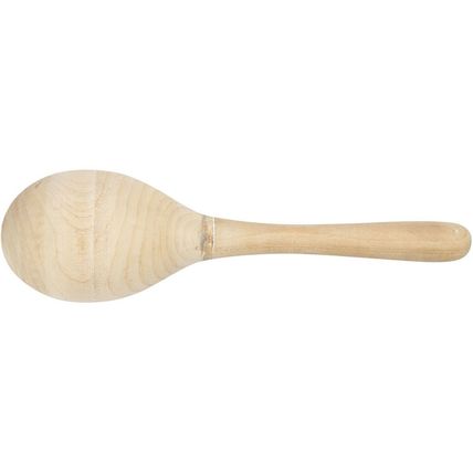 Maraca Undecorated Wood Blank Hobby Instrument Rattle Craft 20cm 1 Piece CR35