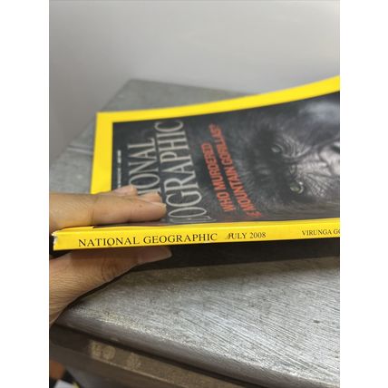 National Geographic Magazine July 2008 Who Murdered Mountain GorillasCollectable