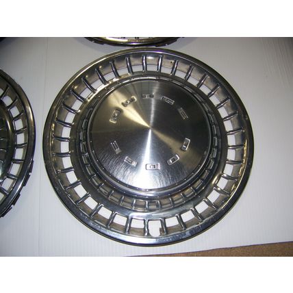 1972 DODGE DART HUBCAPS WHEELCOVERS OEM SET OF 4 14" 1973 1974 1975 1976