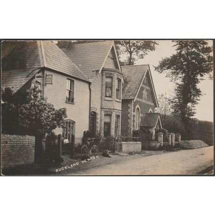 Buckland Newton, Dorset, 1908 - RP Postcard