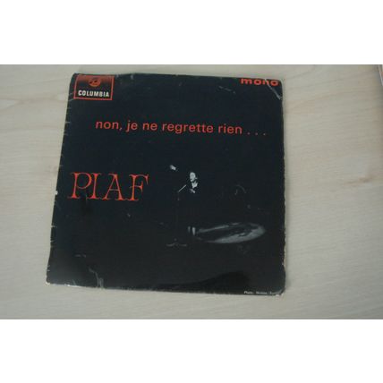 A4-EDITH PIAF-PIAF-NON, JE NE REGRETTE RIEN–UK 7" EP-1964-VG-