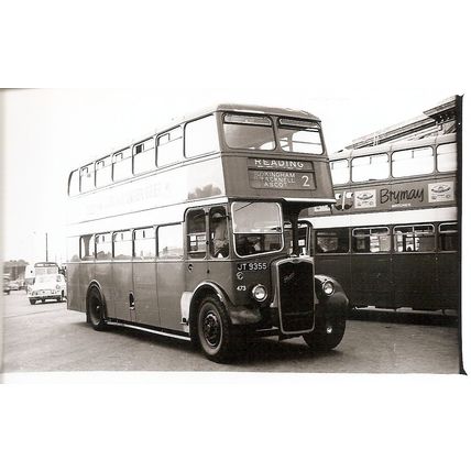 Black & White Photo of Thames Valley Traction Co. Ltd. - JT 9355 ex Hants & Dst