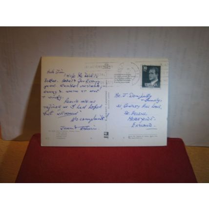 PALMA NOVA, MALLORCA, SPAIN used vintage postcard 1975 pm =