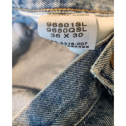 Wrangler Men's Light Blue Denim 100% Cotton Jeans Tag Size 36X30