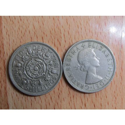 GB 1962 Elizabeth II Florin 2/- Two Shillings Coin