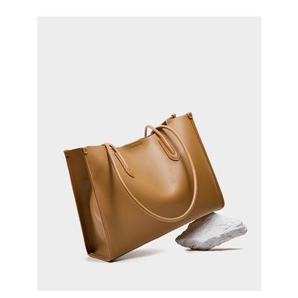 Genuine Leather Women's Shoulder Handbags Bronze