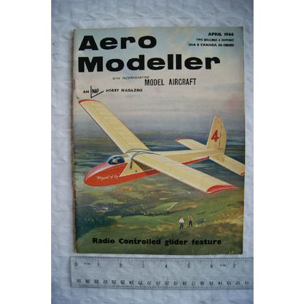 1966 Aeromodeller Magazine - April + Plan