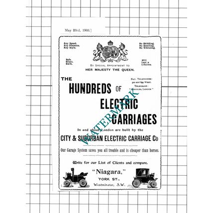 City & Suburban Electric Carriage Co Small ADVERT - 1903 Clipping