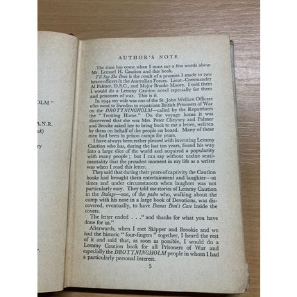 1947 PETER CHEYNEY "I'LL SAY SHE DOES!" FICTION HARDBACK BOOK (P3)
