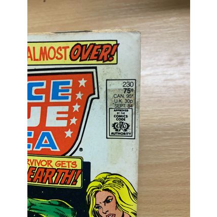DC COMICS JUSTICE LEAGUE OF AMERICA #230 SEPT 1984 (VFN+) COMIC (LL)