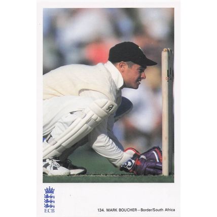 Mark Boucher Border South Africa TCCB Classic Cricket Photo Postcard